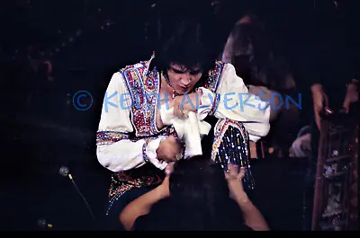 Elvis Presley Color Concert Photograph #15 - Asheville Nc - July 23 1975 • $3.79