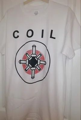 Coil Industrial Music Logo T Shirt Throbbing Gristle Cocteau Twins Bauhaus V498 • £13.45