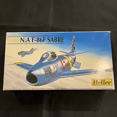 HELLER 1/72 N.A F-86F SABRE #80277 NEW IN BOX As Pictured 😎😎😎😎😎😎 • $19.99