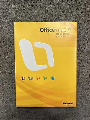 Microsoft Office Mac 2008 Home & Student Edition DVD • $7