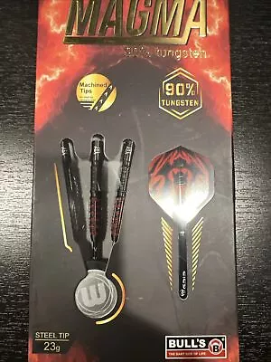 Bulls Magma 23 Gm Steel Tip Tungsten Darts • $45