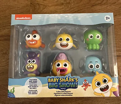 Baby Shark's Big Show! 6-Pack Collectible Figures Official Baby Shark Toys  • $14.99