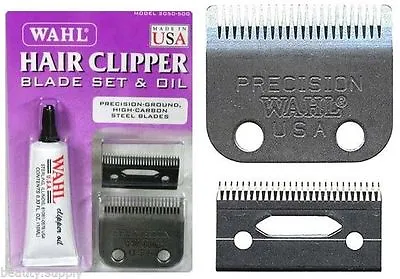 Wahl 2050-500 Replacement Blades For Precision Hair Clipper + Oil/Genuine • $41.95