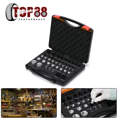 44pc Inch & Metric Set Nut & Bolt Thread Checker Identifier Thread Gauges-Box • $48.90