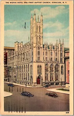 Syracuse NY-New York Mizpah Hotel Baptist Church Vintage Postcard • $7.99