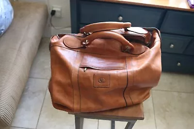 Vintage - Large - Del Monte Italian Leather Duffle Bag • $240