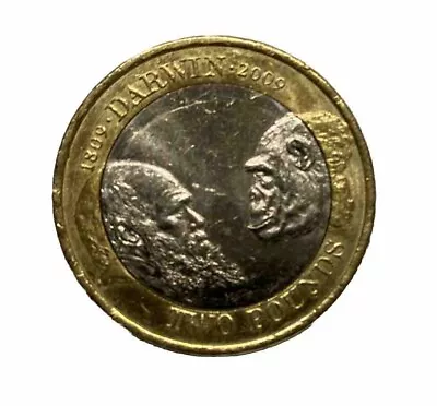 Charles Darwin 1809 2009 Anniversary £2 Two Pound Coin Circulated Used • £500