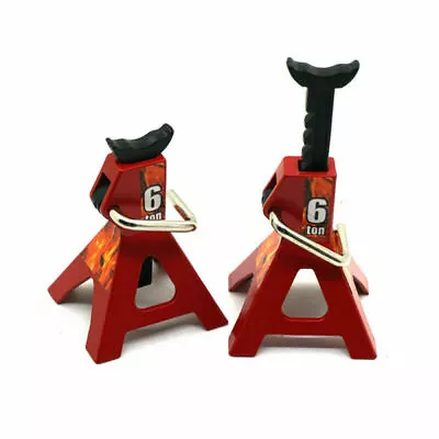 1/10 3/6 TON Metal Scale Jack Stands For 1:10 Axial SCX10 RC4wd D90 TRX4 RCTruck • $16.26