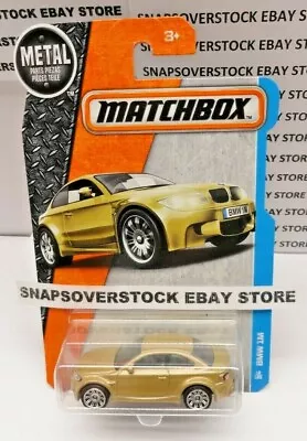 2016 Matchbox Gold Bmw 1m Mbx Adventure City Mbx #12 Nice Card & Vhtf • $15.95