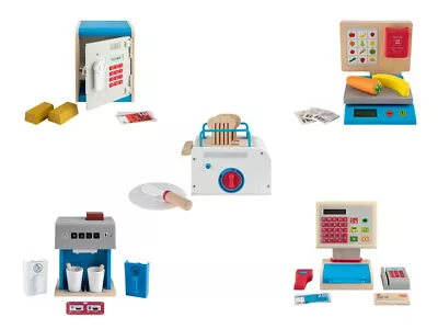 £33.99 • Buy Kids Wooden Cash Register Children's Till Kids Pretend Play  Shop Play