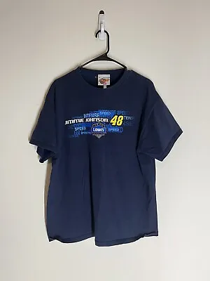Winners Circle Jimmie Johnson #48 Nascar Lowes Racing T Shirt Size XL • $8