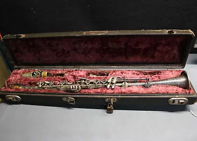 Vintage 1906 BC Cadet Silver Plated Bb Clarinet • $99.95
