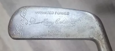 Antique Vintage 1920's Harry C. Lee Fairfax Hickory Wood Shaft Golf Club Putter • $29