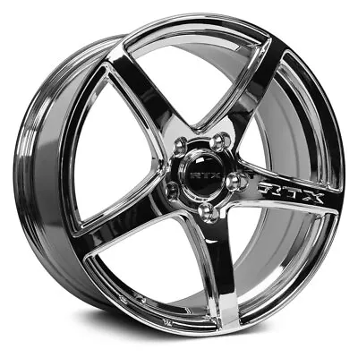 RTX ILLUSION Wheel 18x8 (42 5x114.3 73.1) Chrome Single Rim • $288.89