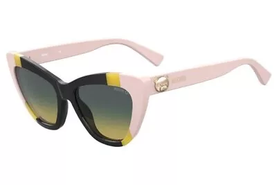 Moschino MOS122/S 71C Black Pink Yellow Grey Lens Woman Sunglasses • $79