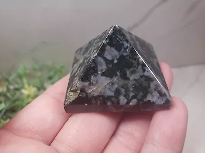 MYSTIC MERLINITE INDIGO GABBRO Pyramid Crystal Madagascar En • $13.99