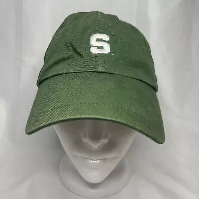 Michigan State Hat WOMENS Adjustable Strapback Green White Embroidered NIKE • $12.45