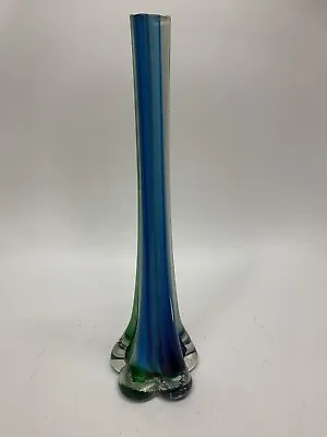 Multi Coloured Glass Vase • £13.88