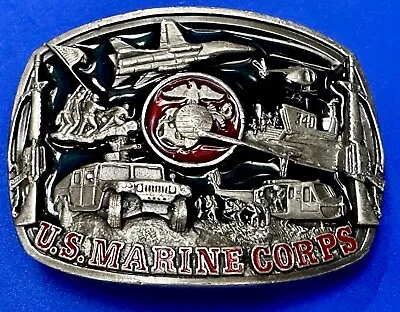 United States Marines Corps USA Military Vintage 1991 Bergamot Belt Buckle • $13.50