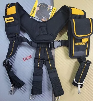 Dewalt DWST80915-8 Suspenders Pro Work Tool Belt Mobile Pouch • $28.97