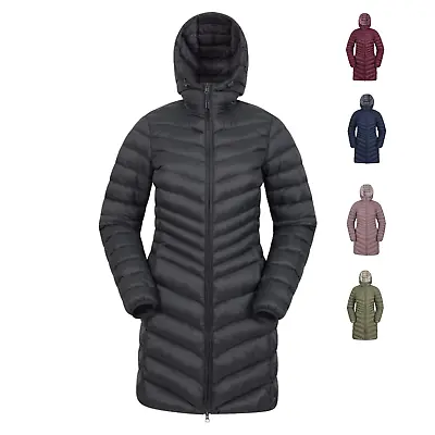 Mountain Warehouse Womens Padded Long Jacket Water Resistant Winter Ladies Coat • £59.99