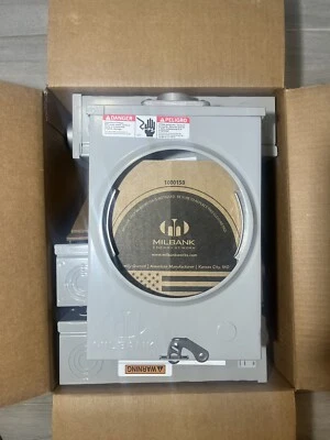 ONE MILBANK - U8569-YL-KK-BLG - 100Amp Meter Pan Meter Socket **BRAND NEW** • $200