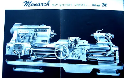 Monarch Model M 20  Lathe Operations And Parts Manual • $35