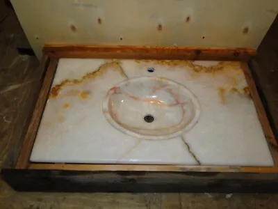 Beautiful Natural White Onyx Sink • $850