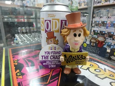 Funko Soda! Figure Willy Wonka With Golden Ticket Chase! 800 Pc. New & Rare! • $150