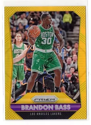 2015-16 Panini Prizm Gold Brandon Bass 10/10 • $2