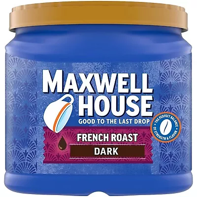 Maxwell House French Roast Dark Roast Ground Coffee (25.6 Oz Canister) • $11.69