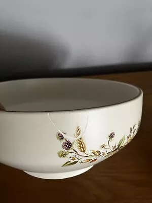 Marks And Spencer Harvest Pattern Footed Fruit Salad Serving Bowl 8  20.5cm • £16