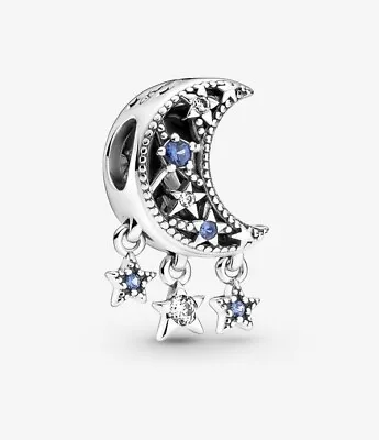 Brand New Genuine Pandora S925 ALE Star & Crescent Moon Charm • £34.99