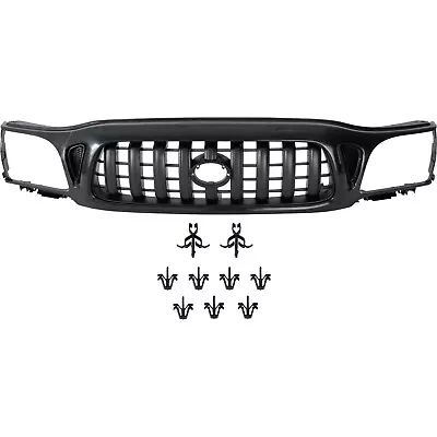 Grille For 2001-2004 Toyota Tacoma Textured Black Plastic • $72.92
