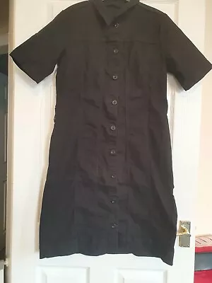 £10 • Buy Size 12 Selected Femme @ Asos Black Denim Dress Bnwt
