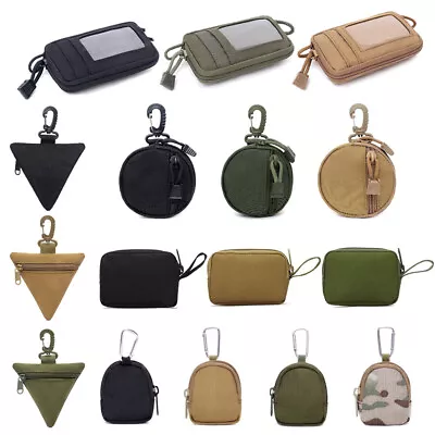 Tactical Small EDC Key Coin Holder Purse Pocket Wallet Waist Belt Bag Pouch Case • $6.98