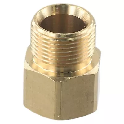 M22 15mm Male Thread To M22 14mm Female Metric Adapter Pressure Washer Brass • $7.92