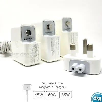 Genuine Apple Magsafe 2 Power Adapter Charger For Macbooks 45W 60W 85W • £19.99