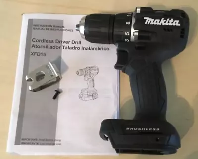 Makita XFD15 Brushless 18 Volt LXT 1/2” Sub-Compact Drill Driver 2 Speed Black • $98.50