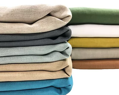 £12.49 • Buy Pure Linen Fabric 100% Natural Material Vintage Dressmaking Fashion Craft Flax