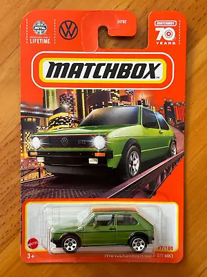 2023 MATCHBOX ‘76 VOLKSWAGEN GOLF GTI MK1 Green • $6.95