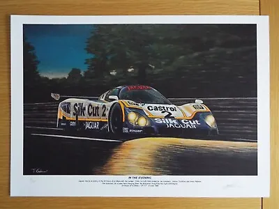 Limited Edition Jaguar XJR-9LM 24 Hours Of Le Mans Motorsport Artwork Print A3 • £10