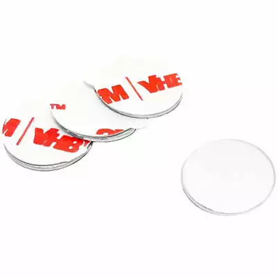 3/8 Inch Steel Disc With 3M Adhesive Blank Metal Strike Plates (80 Pack) • $15.99