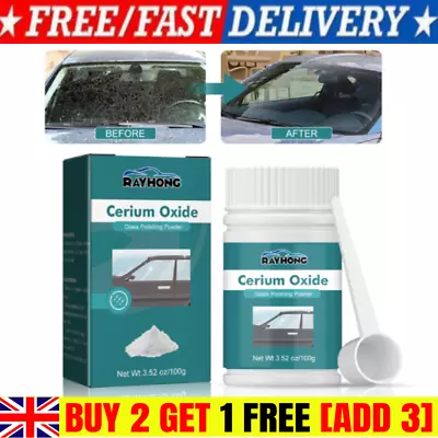 100g Deep Scratch RemoverRepair Glass Polishing Kit Cerium Oxide Powder • £5.99