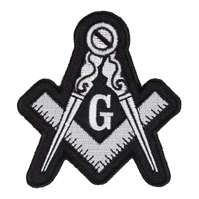 Freemasons Black & White Emblem Patch Masonic Patches • $4.99