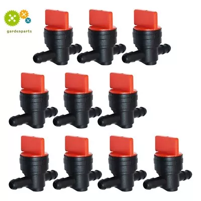 10 X 1/4  Straight In-Line Gas Motorcycle Fuel Shut-off / Cut-off Valves Petcock • $9.53