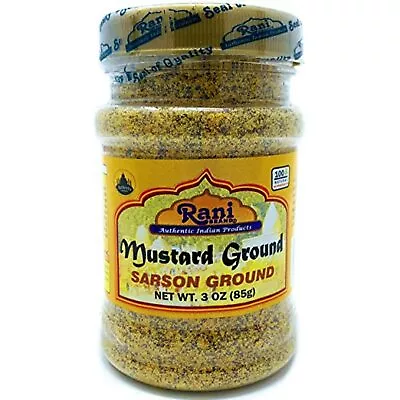 Rani Mustard Seeds Ground Powder Spice (Rai Sarson) 3oz (85g) • $7.99