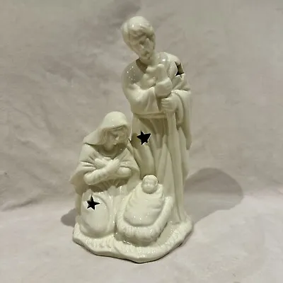 Nativity Lighted Holy Family Figurine Christmas Set By MIKASA With Box • $14.95
