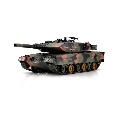 1:24 German Leopard II 2A5 RC Tank 2.4GHz Airsoft & Infrared Camo • $84.88