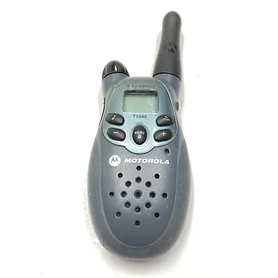 Motorola Talkabout T5000 2-Way Radio Walkie Talkie Tested Work D2 • $11.95